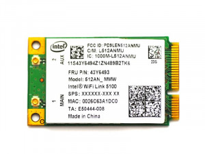 Wifi Intel 512AN_MMW Lenovo Thinkpad X200 X300 T400 43Y6493